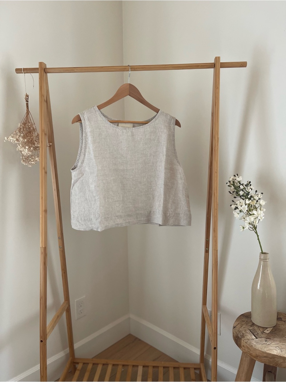 Gillian Stevens Finley Top ~ Oatmeal - Picture 7 of 10